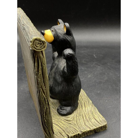 Bearfoots Atlas Mirror Single Bookend By Jeff Fleming - Picture 8 of 8